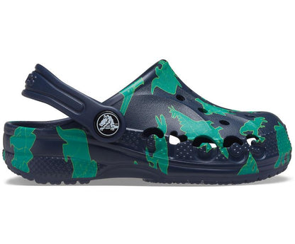 Girls/Boys Kids' Baya Graphic Clog Navy / Multi | Crocs Clogs