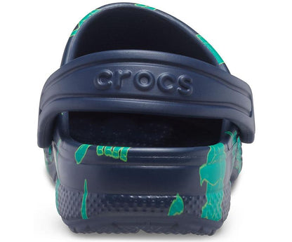 Girls/Boys Kids' Baya Graphic Clog Navy / Multi | Crocs Clogs