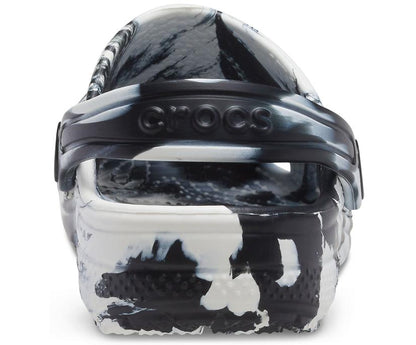 Girls/Boys Kids' Classic Marbled Clog White / Black | Crocs Clogs