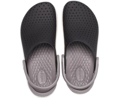 Girls/Boys Kids’ LiteRide™ Clog Black / White | Crocs Clogs
