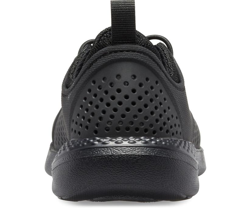 Girls/Boys Kids’ LiteRide™ Pacer Black / Black | Crocs Sneakers