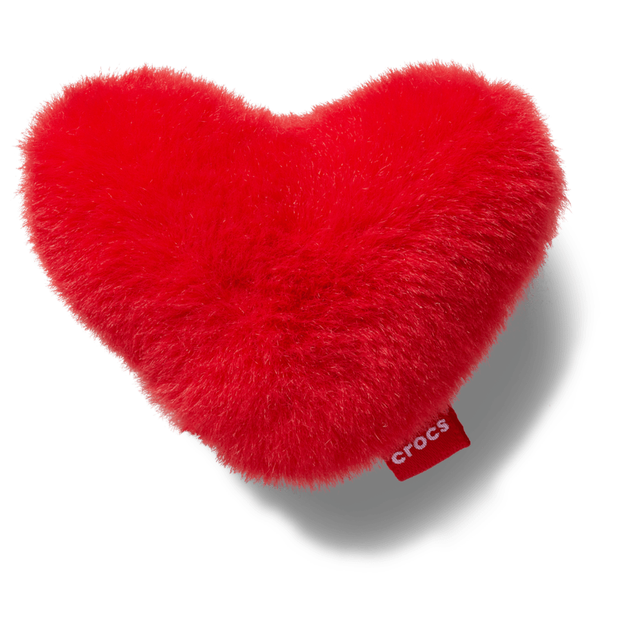 Red Fuzzy Heart - US 3671