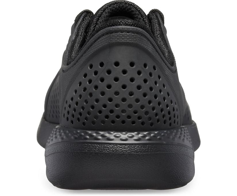 Men LiteRide™ Pacer Black / Black | Crocs Sneakers