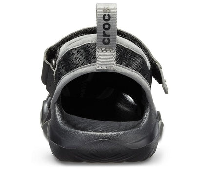 Men Swiftwater™ Mesh Deck Sandal Black | Crocs Sandals