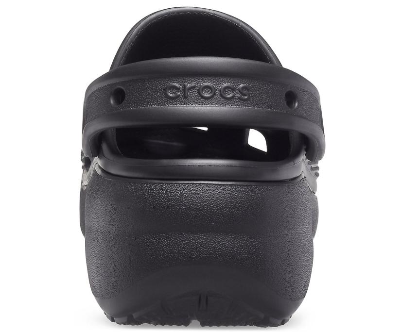 Women Classic Platform Clog Black | Crocs Clogs