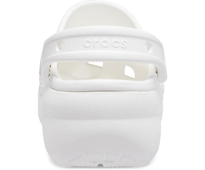 Women Classic Platform Clog White | Crocs Clogs