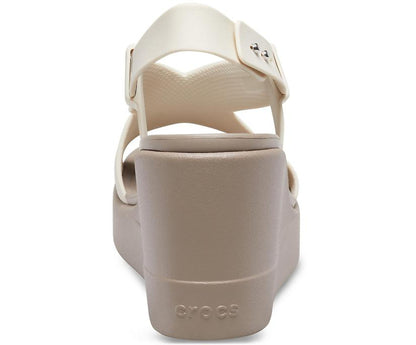Women Crocs Brooklyn High Wedge Stucco / Mushroom | Crocs Sandals