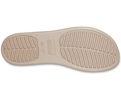 Women Crocs Brooklyn Mid Wedge Flame / Mushroom | Crocs Sandals