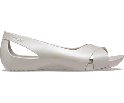 Women Crocs Serena Flat Platinum | Crocs Sandals