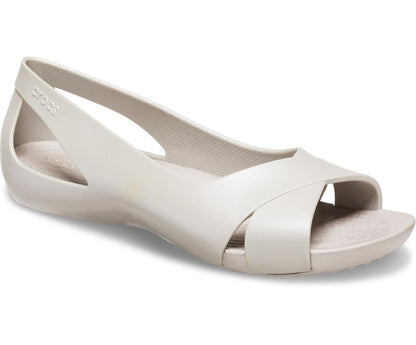 Women Crocs Serena Flat Platinum | Crocs Sandals