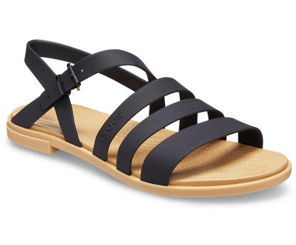 Women Crocs Tulum Sandal Black / Tan | Crocs Sandals