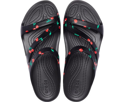 Women Kadee II Graphic Sandal Cherry | Crocs Sandals
