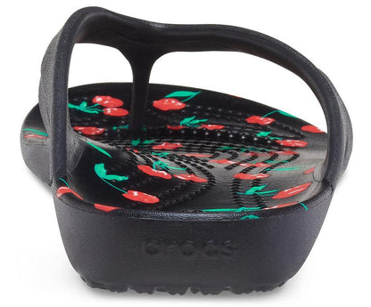 Women Kadee II Printed Flip Cherry | Crocs Sandals