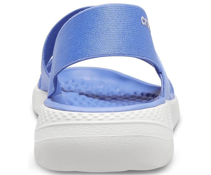 Women LiteRide™ Stretch Sandal Lapis/white | Crocs Sandals