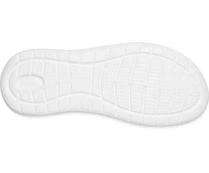 Women LiteRide™ Stretch Sandal Light Grey / White | Crocs Sandals