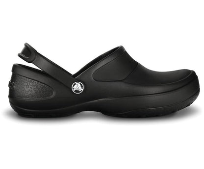 Women Mercy Work Clog Black / Black | Crocs Clogs