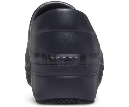 Women Neria Pro II Graphic Clog Black / Leopard | Crocs Clogs