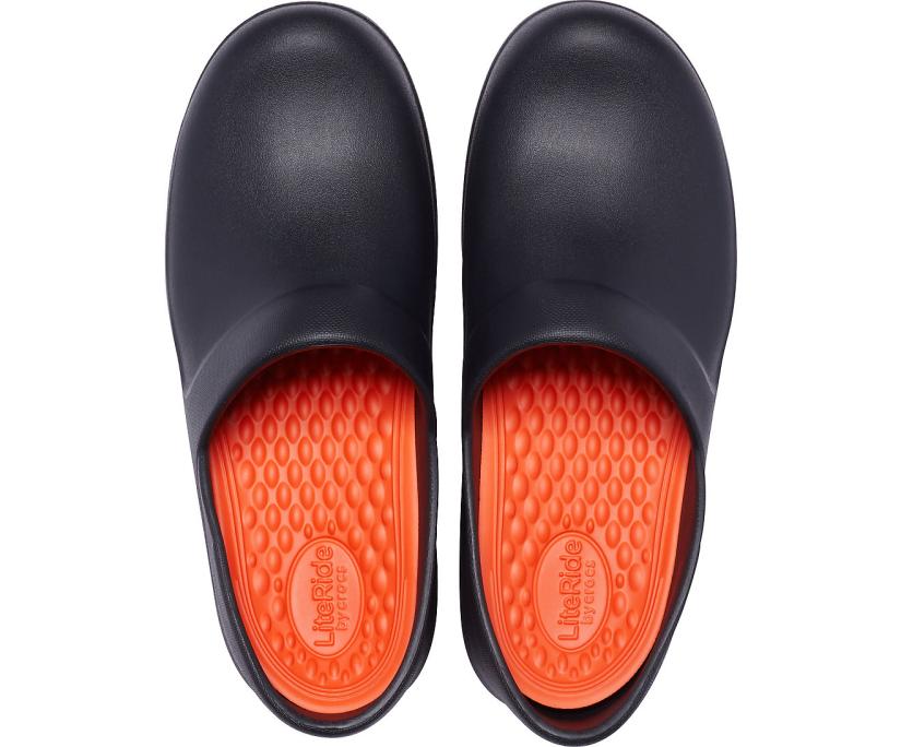 Women Women Neria Pro II LiteRide™ Clog Black | Crocs Clogs