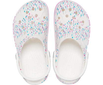 Women/Men Bayaband Seasonal Printed Clog White / Multi | Crocs Clogs