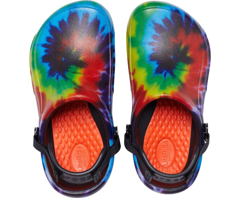 Women/Men Bistro Pro LiteRide™ Graphic Clog Multi | Crocs Clogs