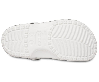 Women/Men Classic Animal Print Clog White / Zebra Print | Crocs Clogs