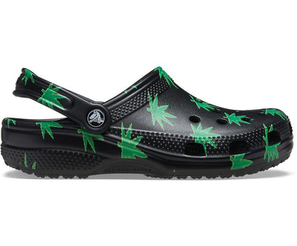 Women/Men Classic Hemp Leaf Clog Black | Crocs Clogs
