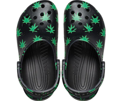 Women/Men Classic Hemp Leaf Clog Black | Crocs Clogs