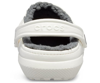 Women/Men Classic Lined Clog White / Grey | Crocs Clogs