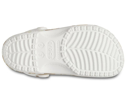 Women/Men Classic Printed Camo Clog White / Multi | Crocs Clogs