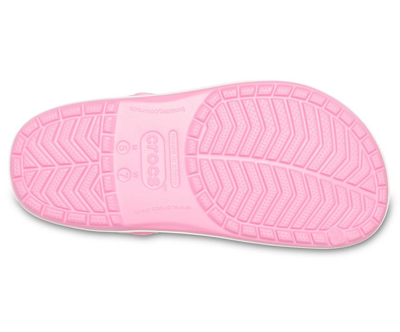 Women/Men Crocband™ Clog Pink Lemonade / White | Crocs Clogs